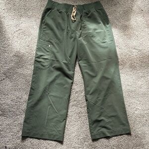 FIGS High waisted Wide Leg Scrub Pants